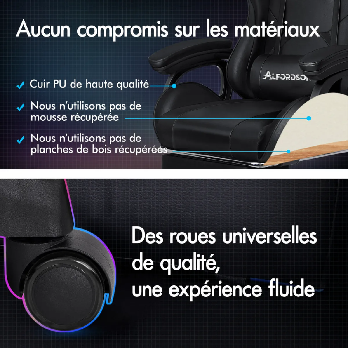 Alfordson Chaise Gaming