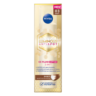 Nivea Luminous630 Antispot CC Fluid SPF30 - 03 Deep 40ML