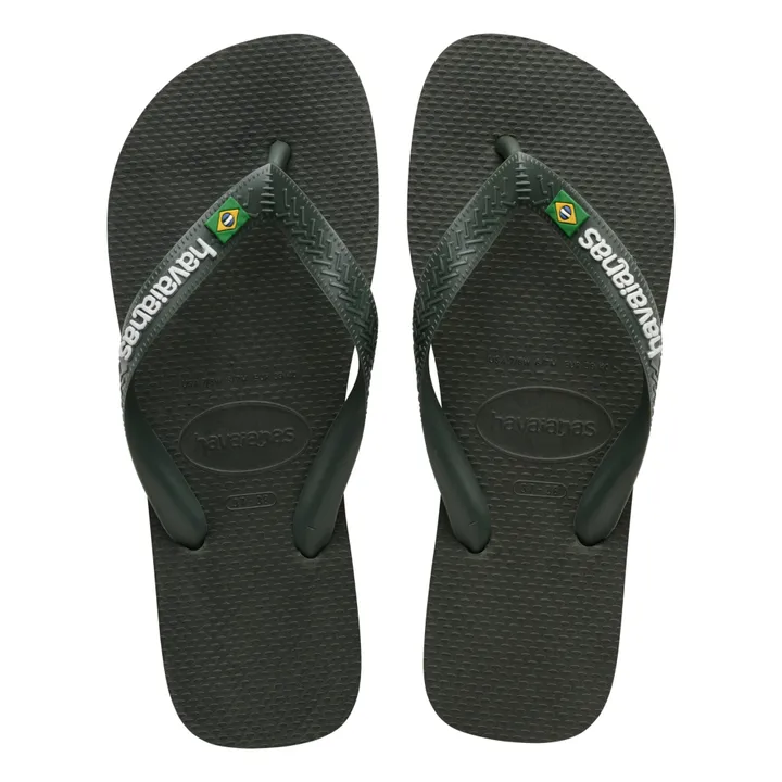 Havaianas Tongs Brasil Logo | Vert olive