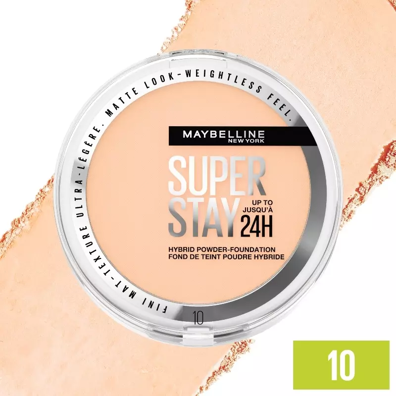 Maybelline New York Superstay 24H Hybrid Powder Foundation 9 gr. - 10