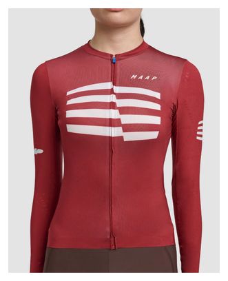Maillot Manches Longues Maap Sphere Pro Hex 2.0 Scarlet Rouge
