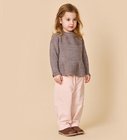 Copenhagen Colors Bluse - Strick - Wolle - Natural Melange