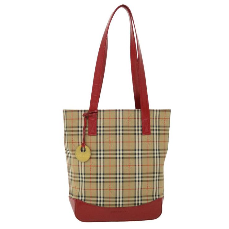 Burberry Vintage Burberry Shoulder Bag Red
