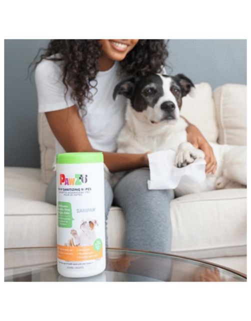 Pawz Sanipaw Wipes - Hondenschoen - 60 stuks