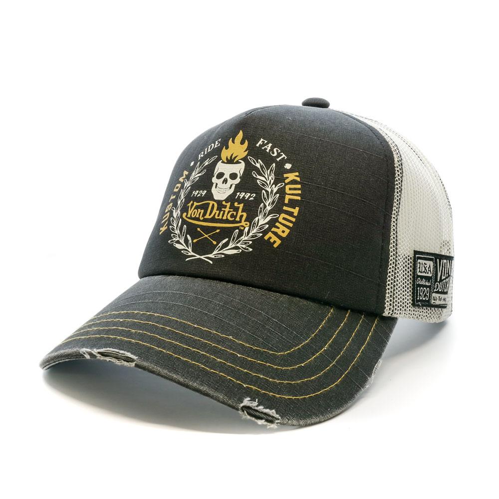 Von Dutch Casquette Noir/Gris Homme Von Dutch Crew 13