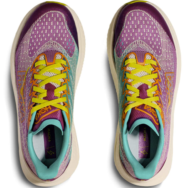 Chaussure running HOKA ONE ONE MACH 6 YOUTH FUCHSIA / ELECTRIC AQUA