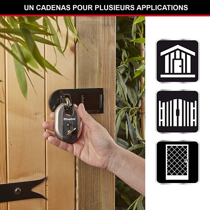 Cadenas Acier inoxydable Master Lock Excell 60 x 87 mm