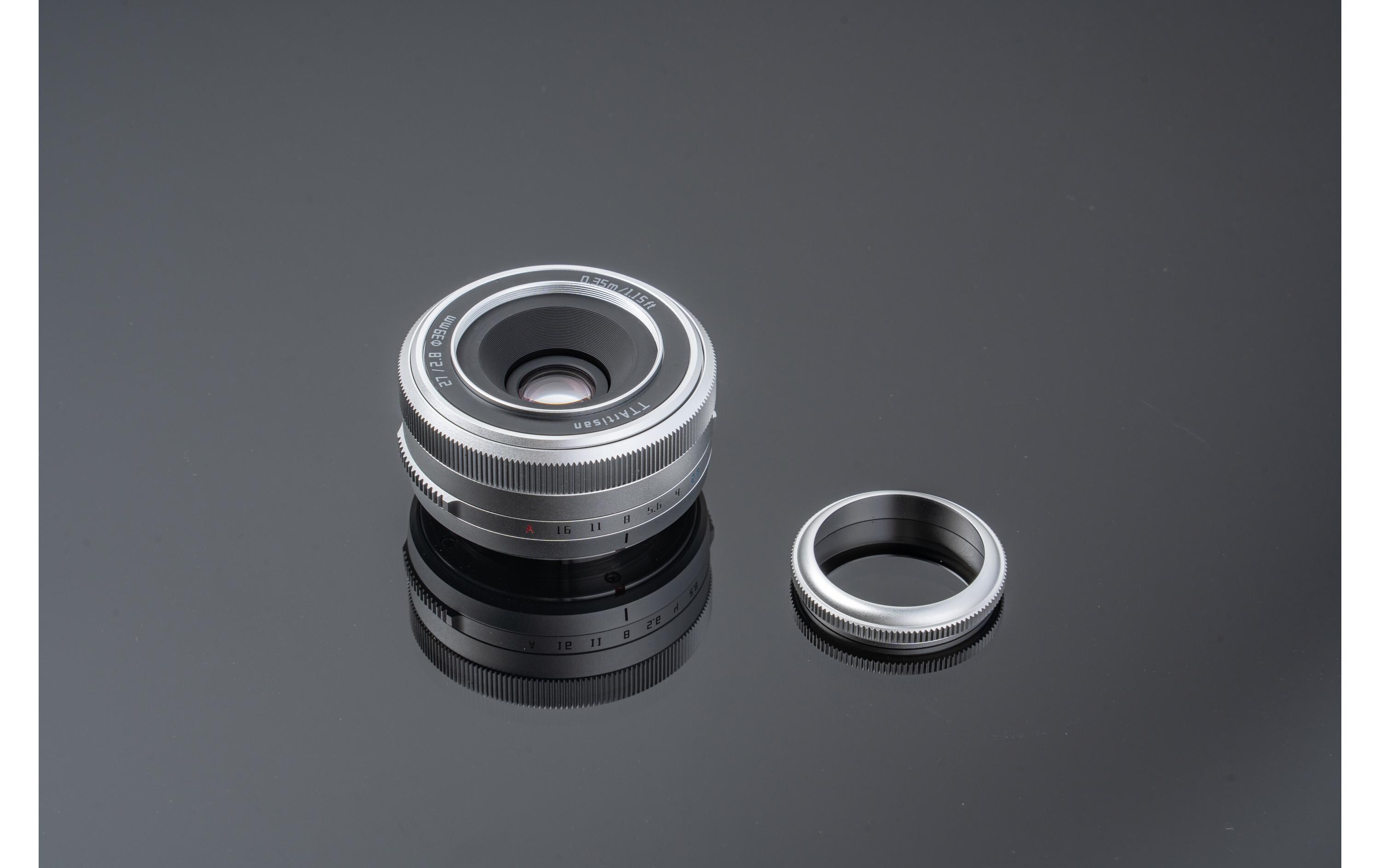 Festbrennweite AF 27mm F/2.8 Silber – Fujifilm X-Mount<br>Vielseitiges Allzweckobjektiv für den täglichen Gebrauch mit Autofokus