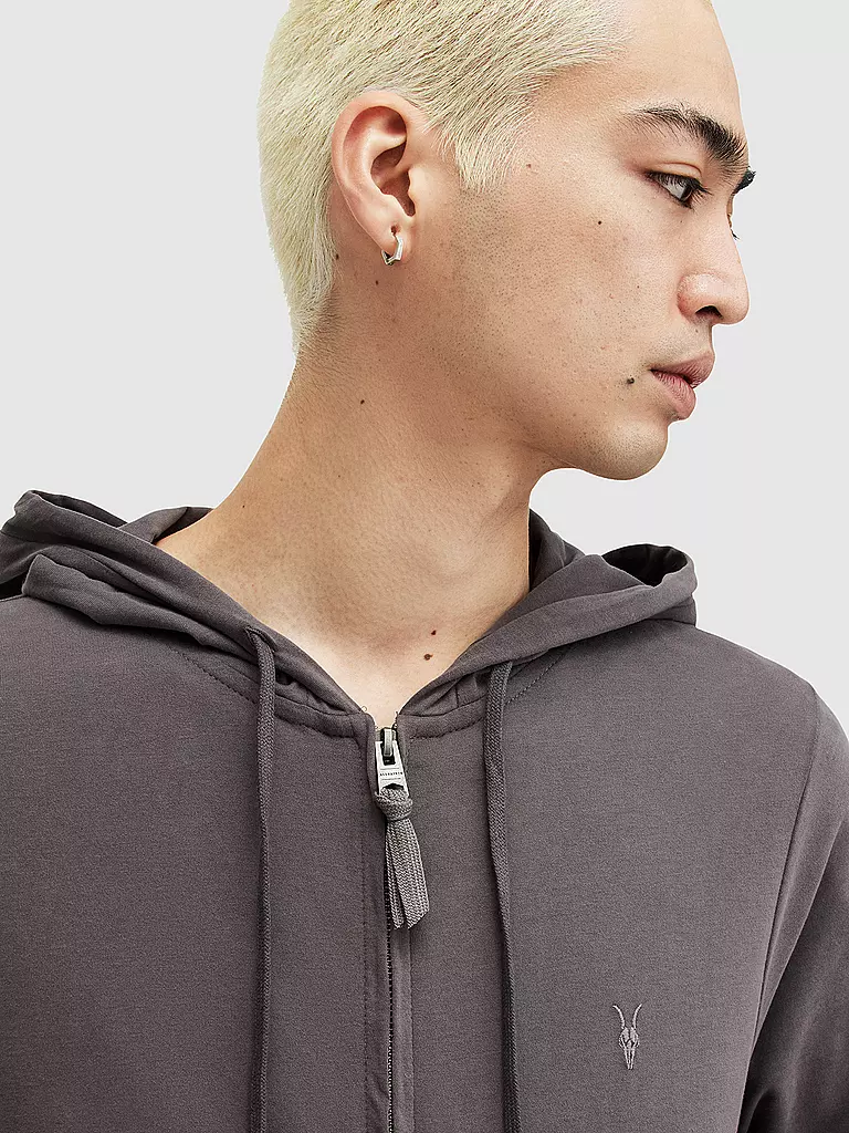 ALLSAINTS Sweatjacke BRACE grau