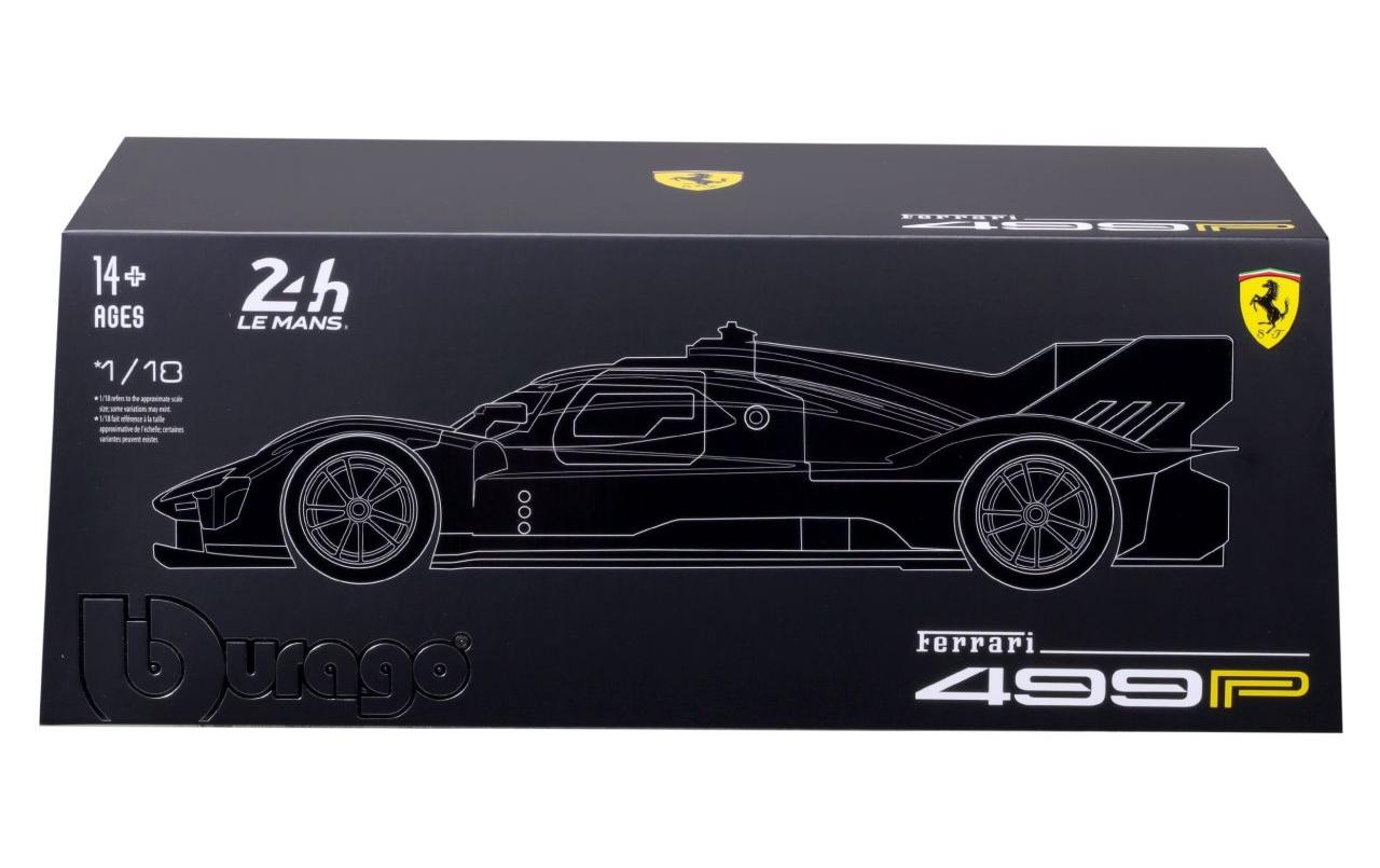 Ferrari Signature 499P LeMans Champ. 2023 Rot 1:18Sammlermodell im Massstab 1:18