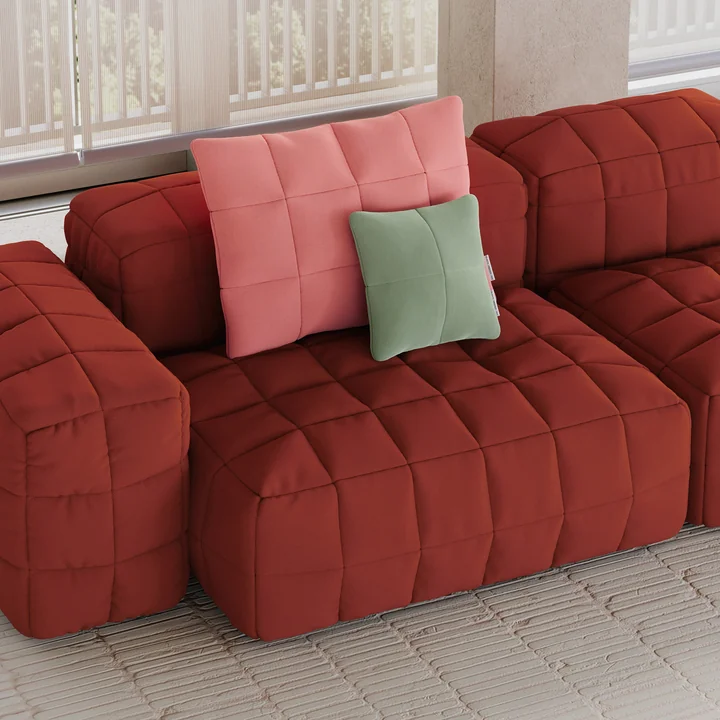 OUT Objekte unserer Tage - Henn Sofa 10, 245 x 105 cm, beige (Autumn 0221 by Kvadrat)