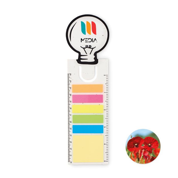 GiftRetail MO6512 - IDEA SEED Marque-pages en papier à plante