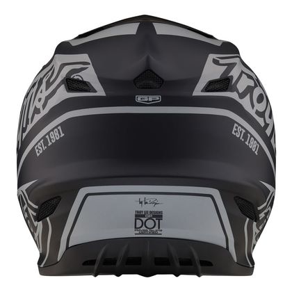 Casque cross TroyLee design GP SLICE 2024 - Noir / Gris