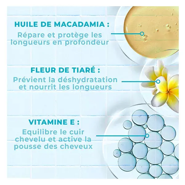 Energie Fruit Cheveux Masque 2 en 1 Format Voyage Monoï & Huile de Macadamia 75ml
