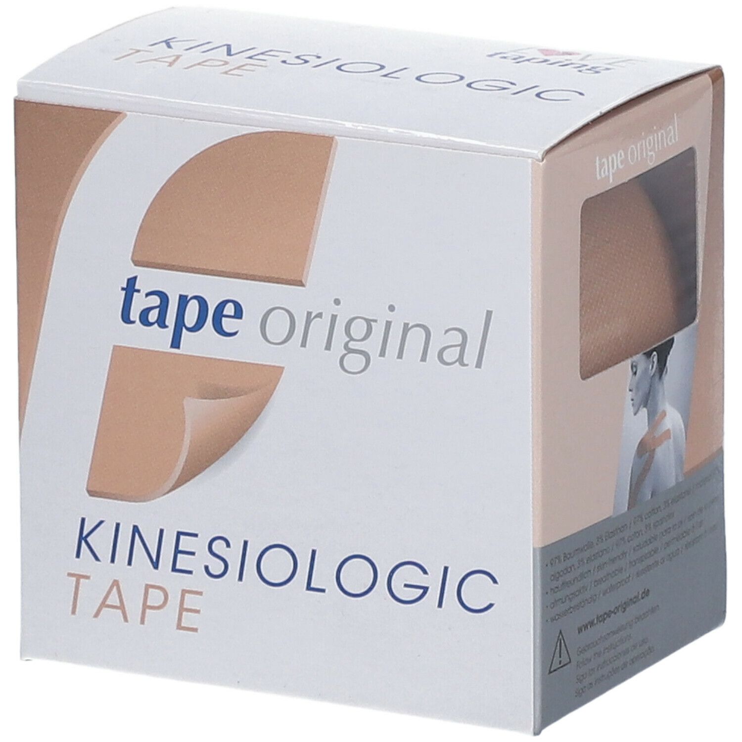 Kinesio tape original Kinesiologic Tape beige 5 cm x 5 m