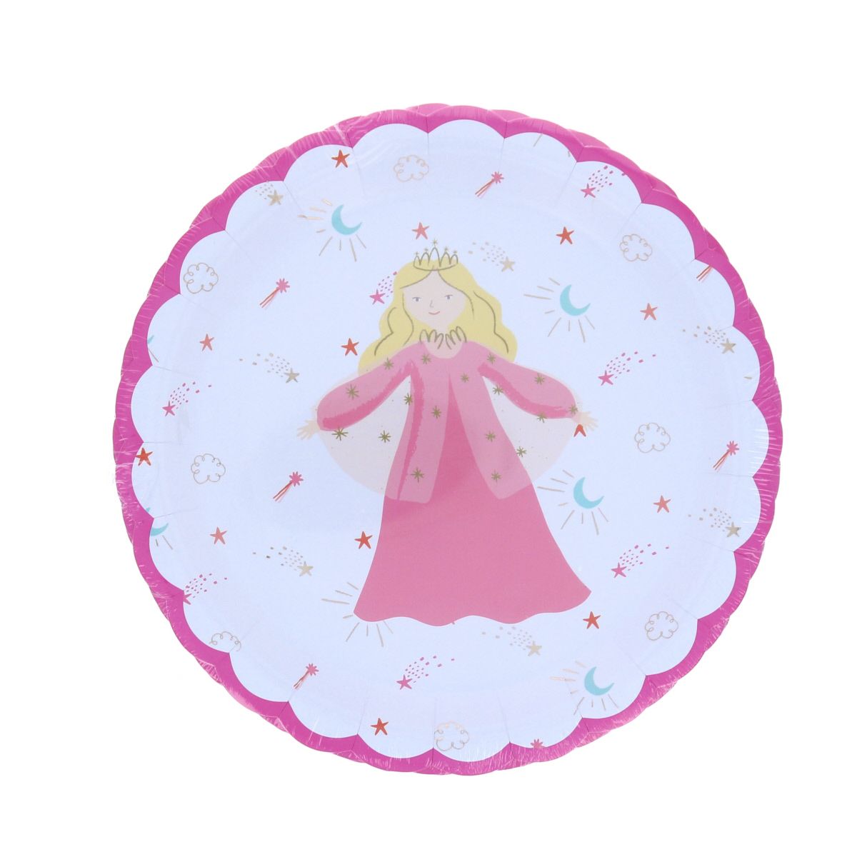 Lot de 8 assiettes en carton Princesse Surprise Partie !