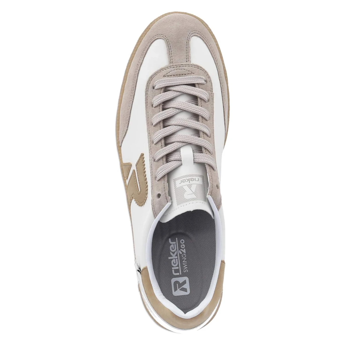 RiekerLow Sneaker - weiss kombi