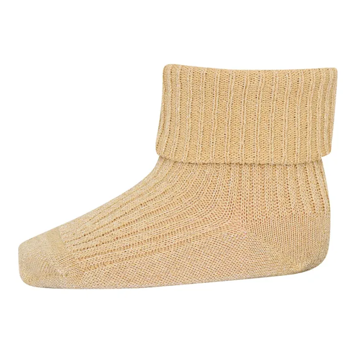 Mp Denmark Chaussettes Ida Paillettes en coton | Jaune