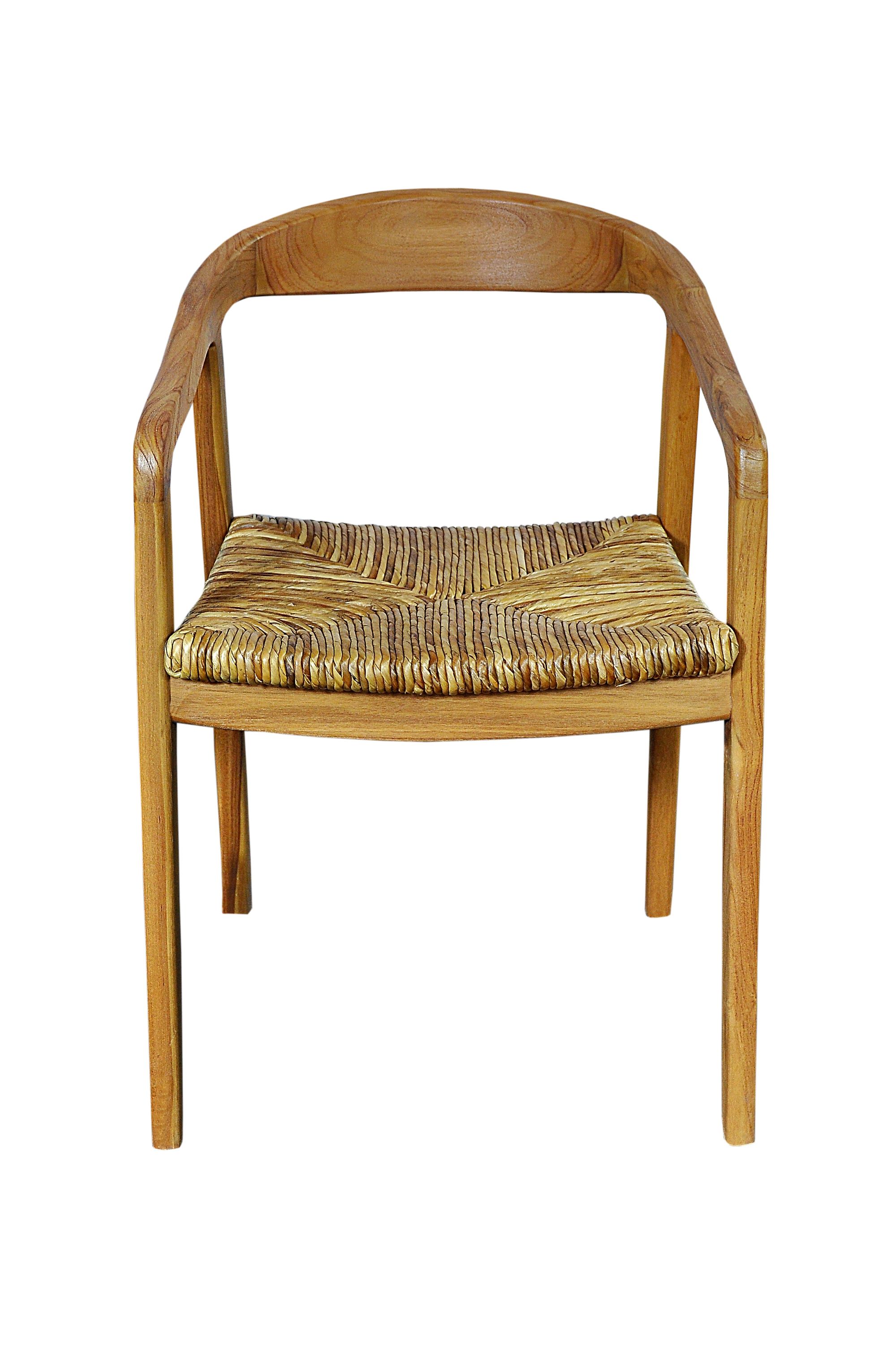 Armlehnstuhl Teakholz Essstuhl Küchenstuhl Wohnzimmer Küche Esszimmer Stuhl