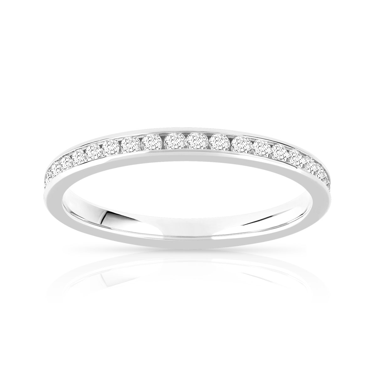 Alliance or 750 blanc diamant H/P1