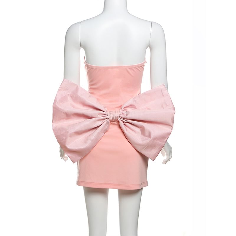Sugarcoat - Strapless effen mini bodyconjurk