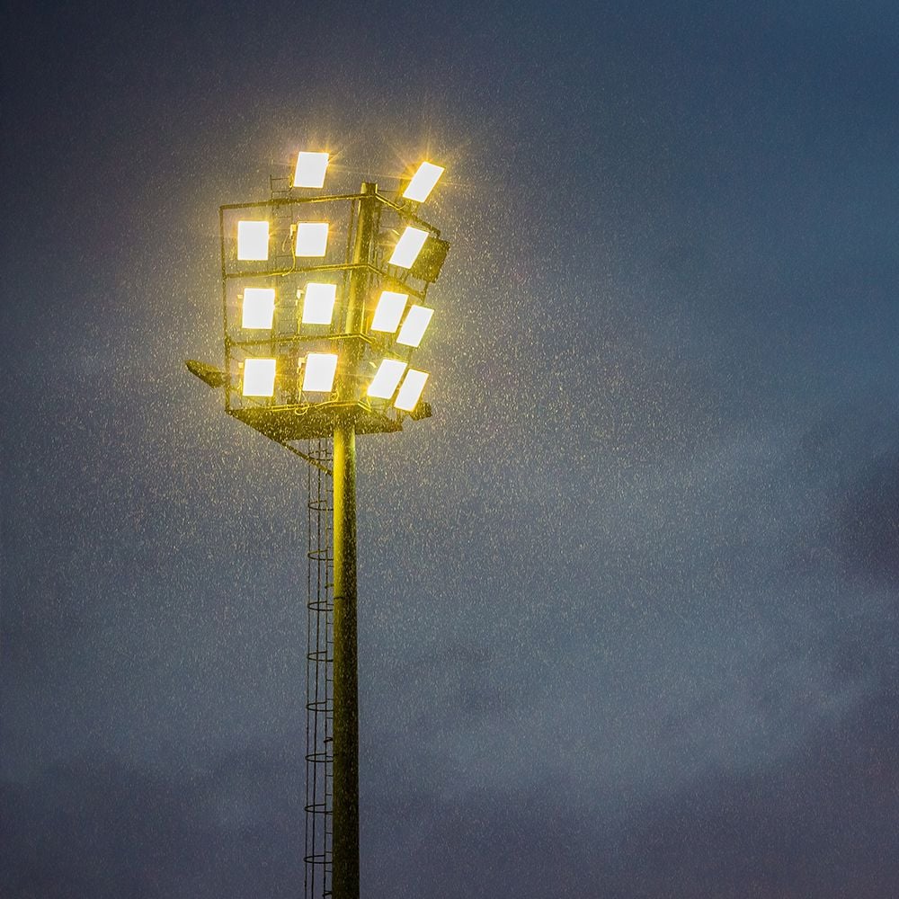 Zwarte LED-schijnwerper - 185lm/w - Evolution - IP65 - 30W - 4720 lumen - 6400K - 5 jaar