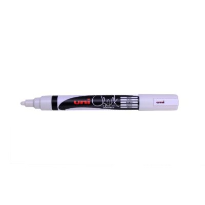 Uni Ball Medium White Bullet Tip Chalk Marker