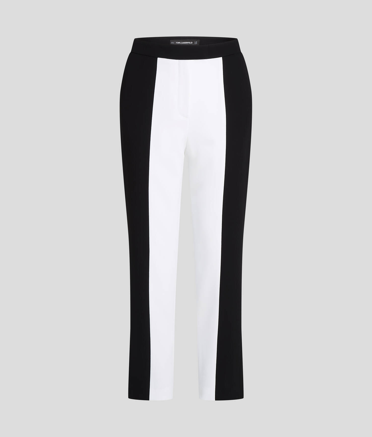 PANTALON CIGARETTE À BLOCS DE COULEURS