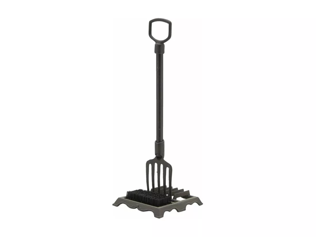 Grille gratte pieds + brosse extérieur
