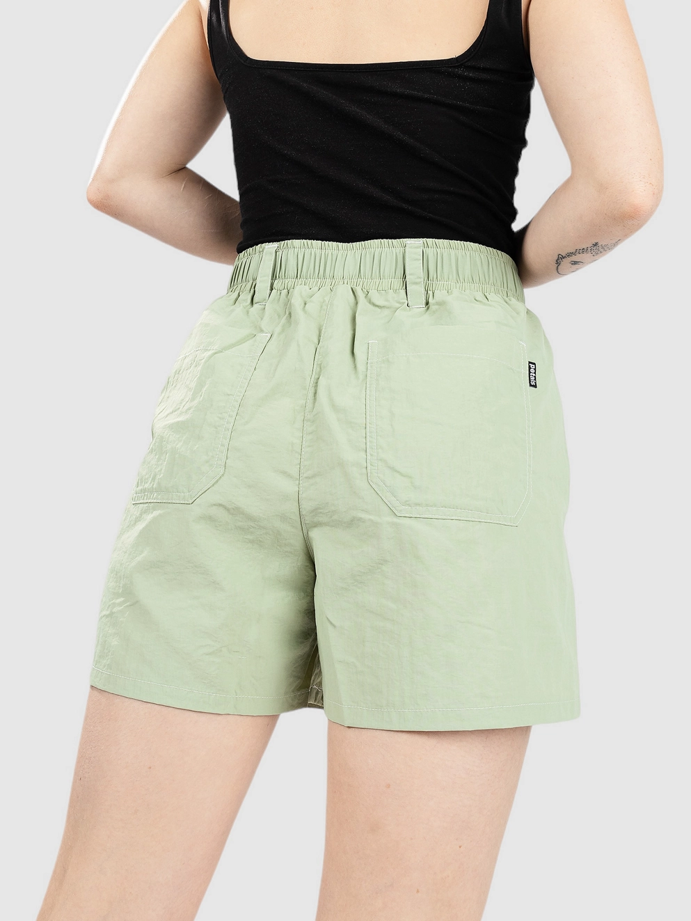 Petals and Peacocks Cruise Tech Shorts sage