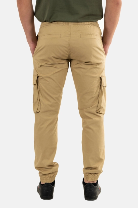 Pantalons calvin klein jeans skinny washed cargo pf2 travertine