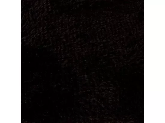 Coussin rectangle en fausse fourrure pour animaux - Noir - L 80 x l 60 cm