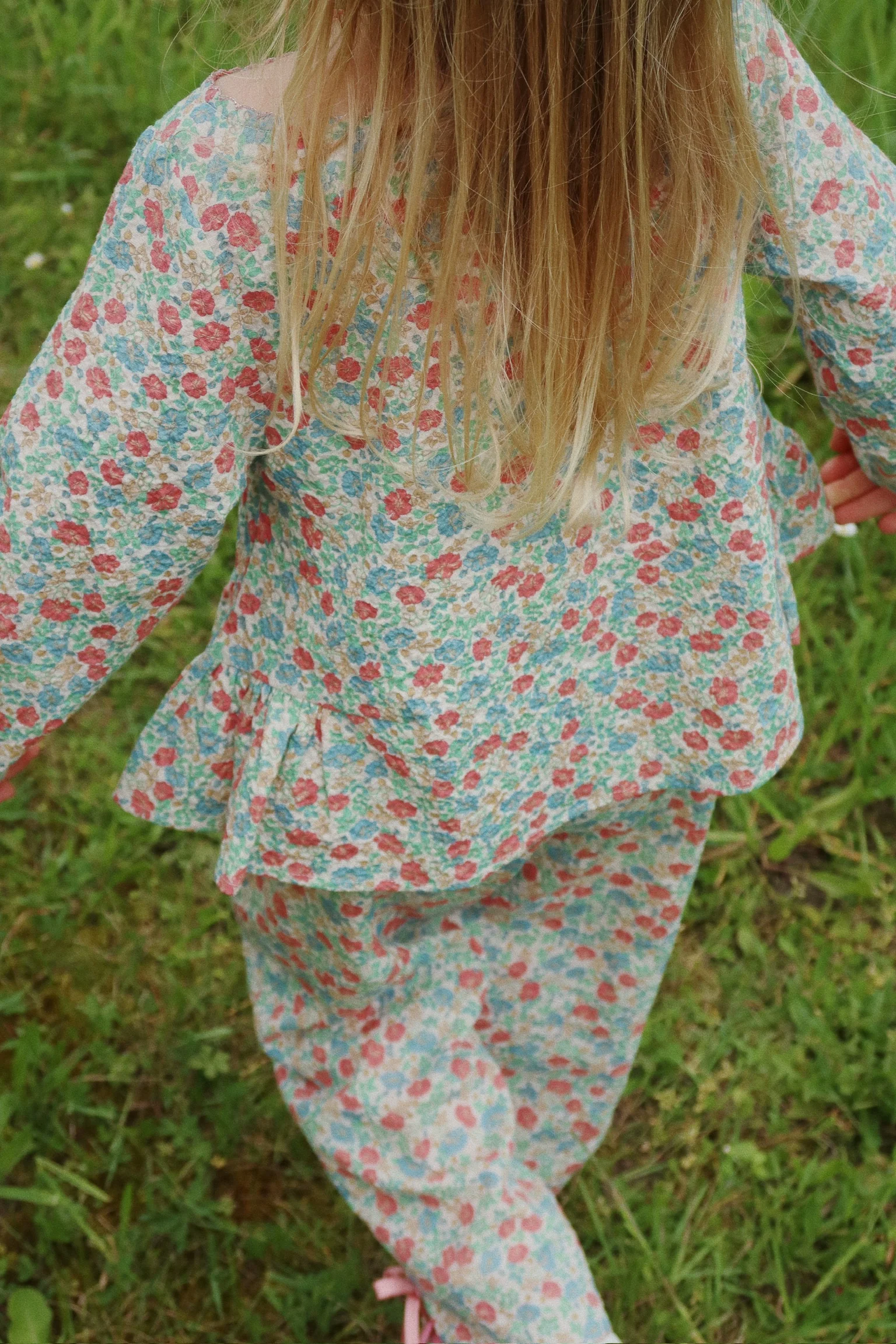 Elin bow bluse - fiola - 12M