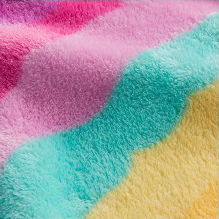 Plaid sirène multicolore