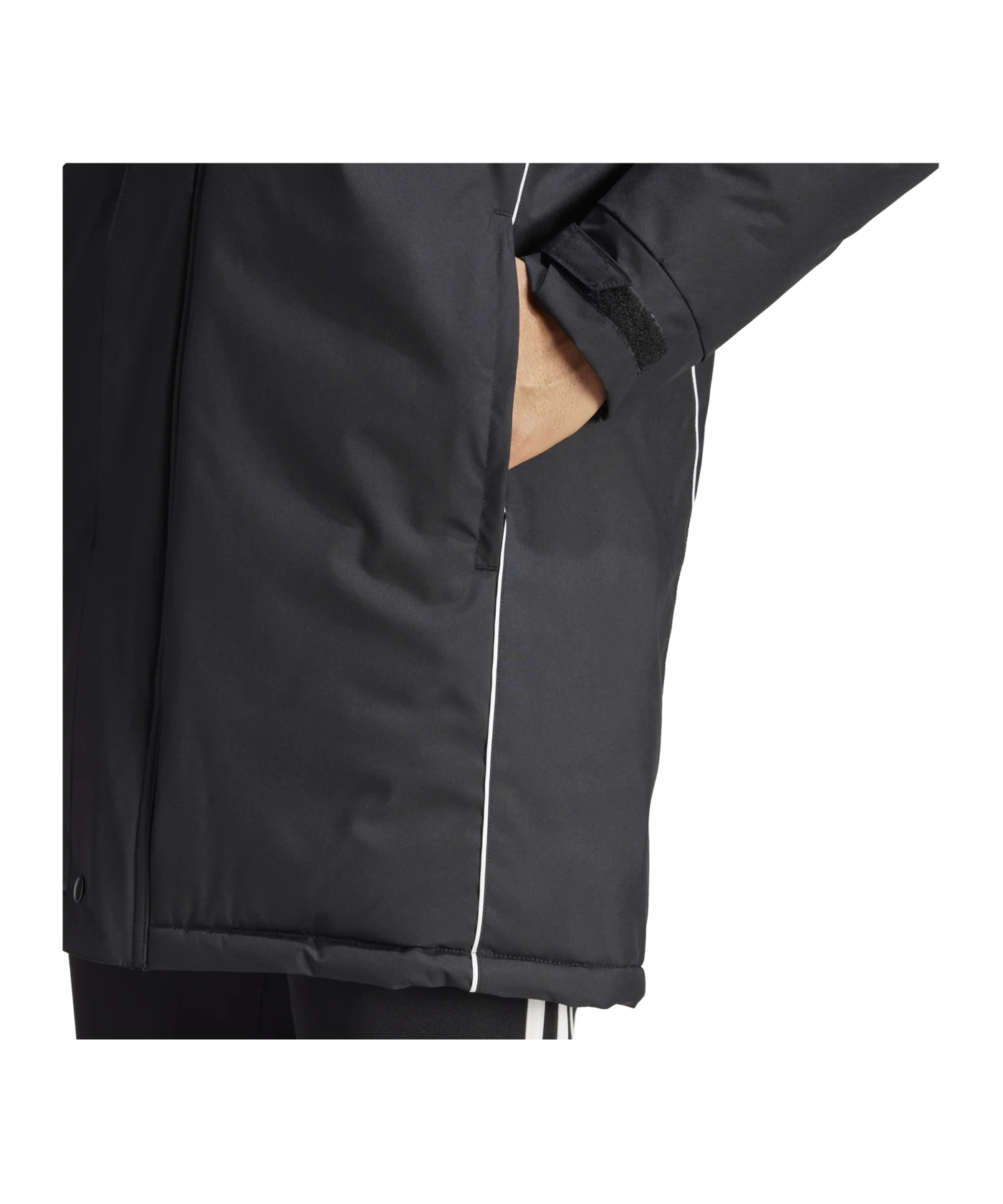 adidas Tiro 24 Winterjacke Schwarz Weiss