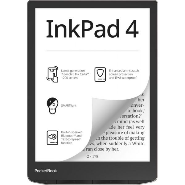 PocketBook InkPad 4 eReader 7.8