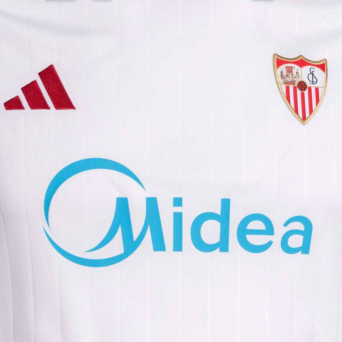 T-Shirt adidas Sevilla FC Primeiro Equipamento 2025-2026 Criança