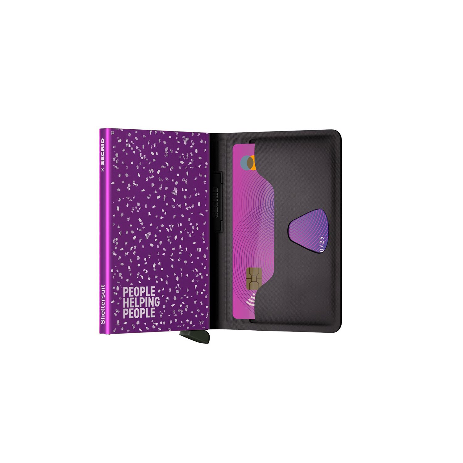 Secrid x Sheltersuit Bandwallet TPU black-fuchsia