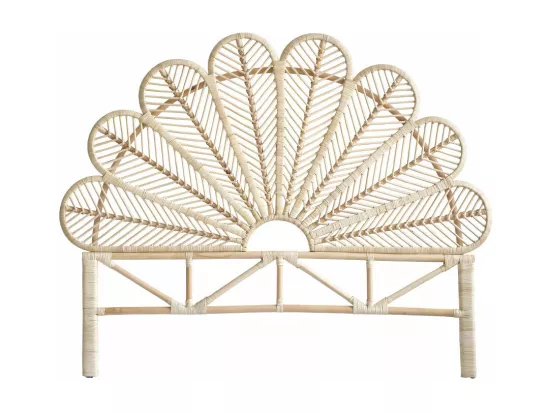 Tête de lit en rotin naturel 140 cm