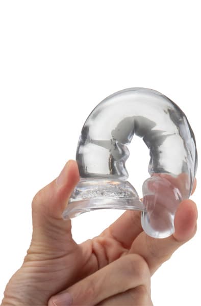 Anal Dildo Transparent 16 cm Analdildo