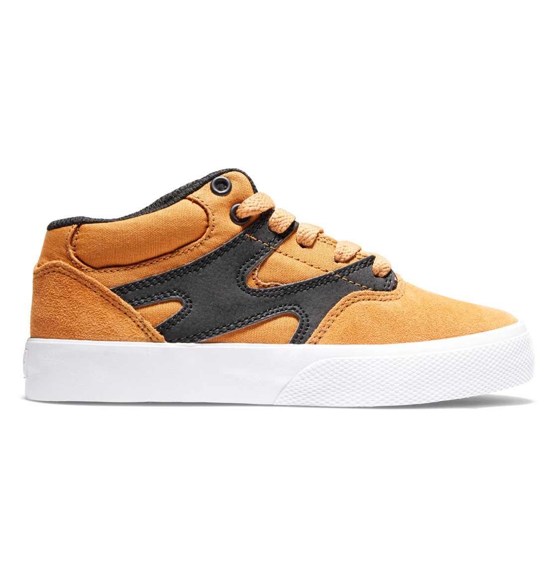 DC Shoes Youth Kalis Vulc Mid Wheat 1 US