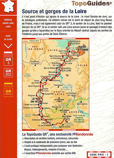 FFRP - 3000 SOURCE ET GORGES DE LA LOIRE FFRP
