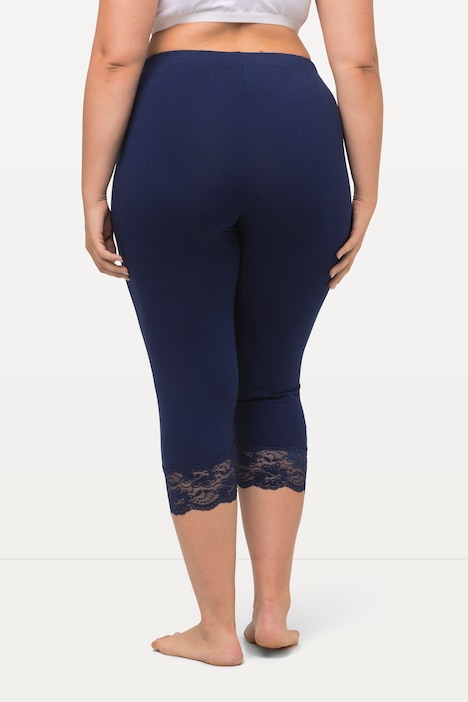 Capri, elastischer Spitzensaum, bis Gr. 66/68