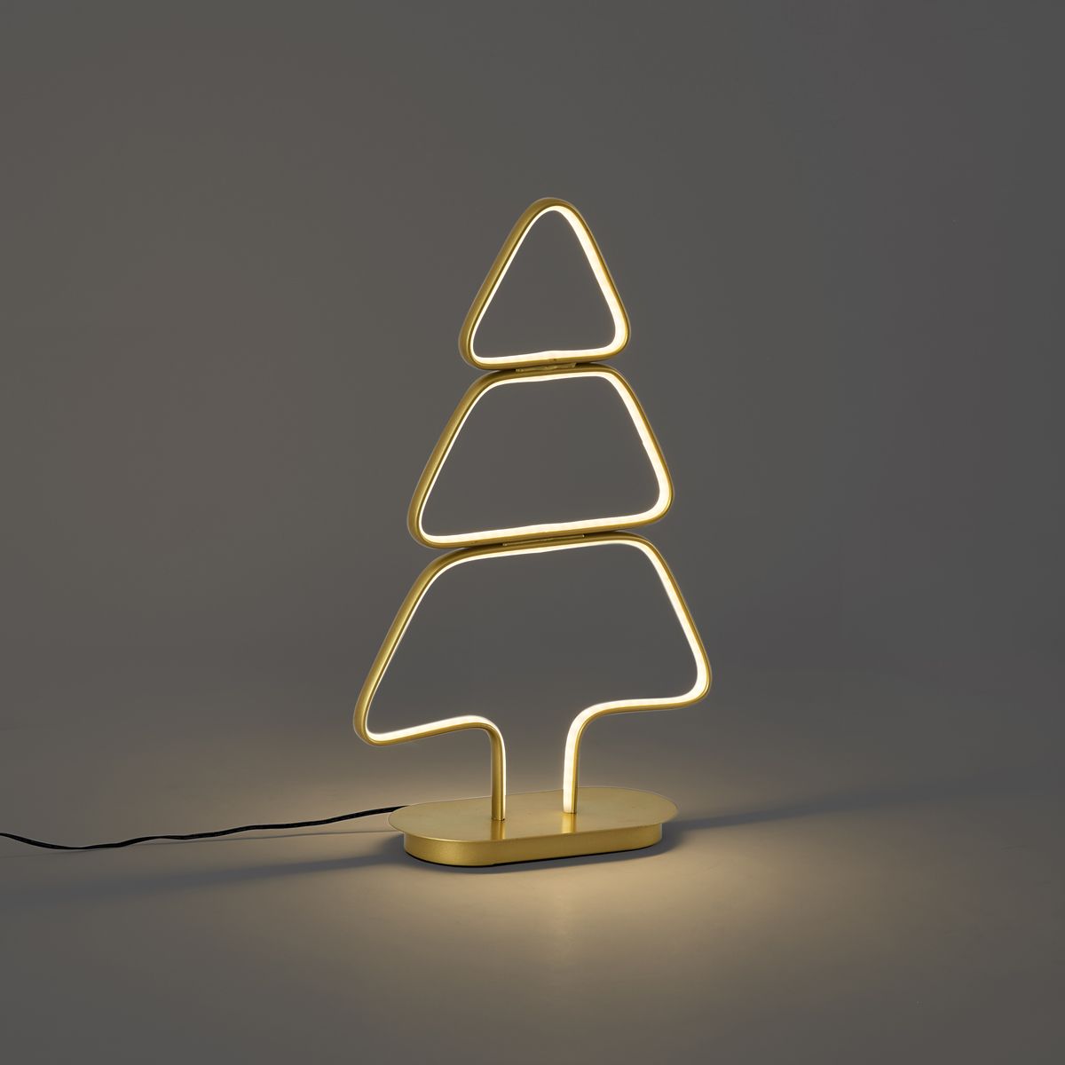 Kerst tafellamp goud kerstboom incl. LED - Arbre