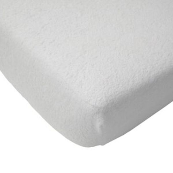 Jollein Hoeslaken Badstof Waterdicht – 60 x 120 cm – Wit