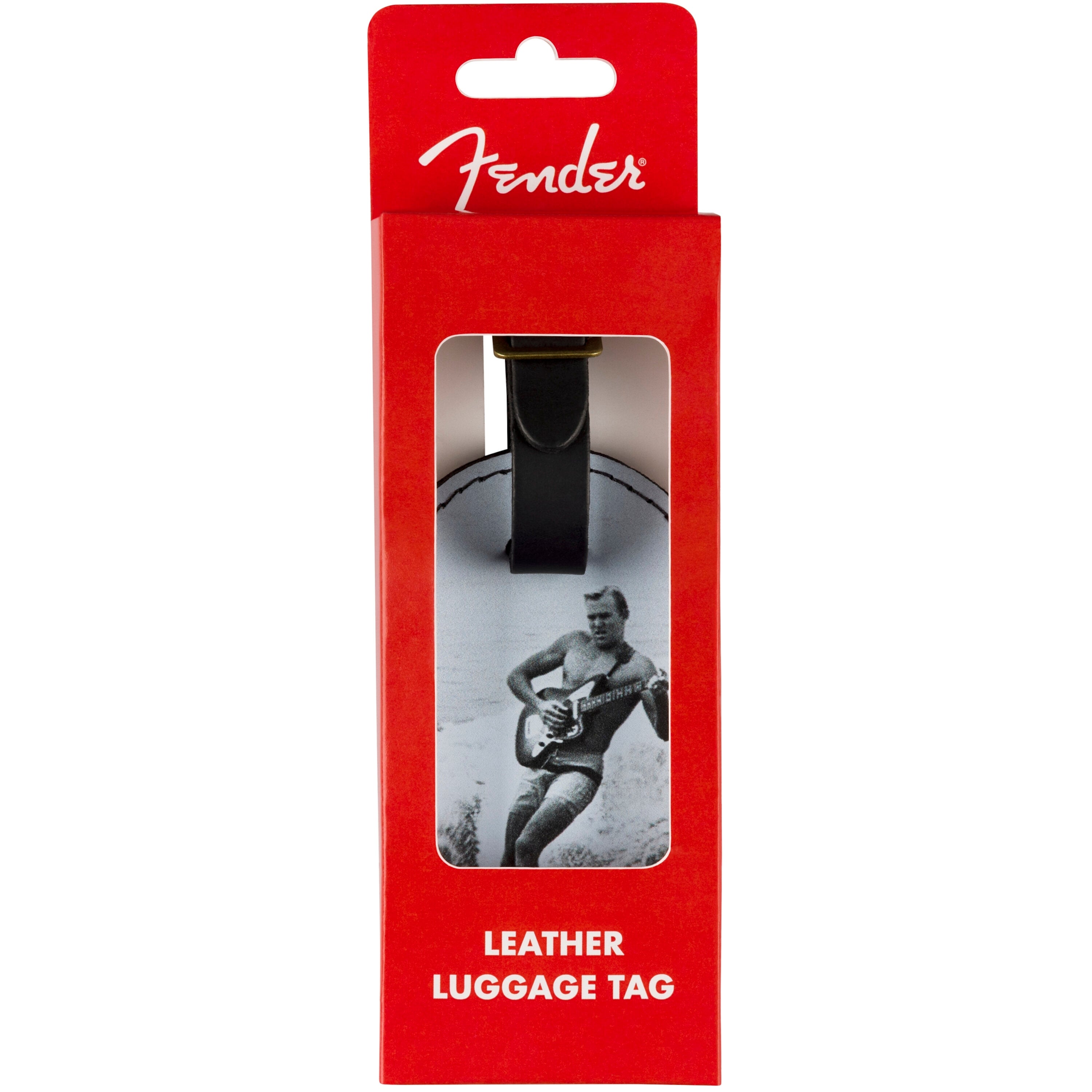 Fender Vintage Ad Luggage Tag Surfer kofferlabel
