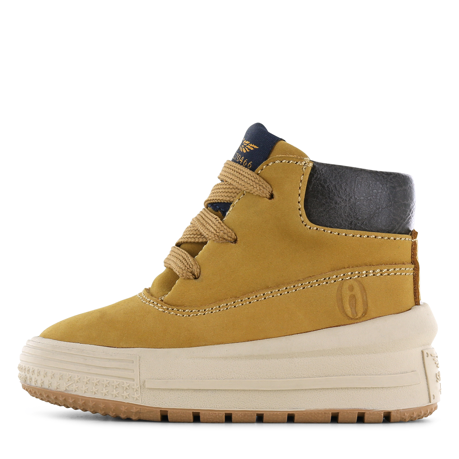 Shoesme okergeel chunky schoentje Microleer | Jongens schoenen