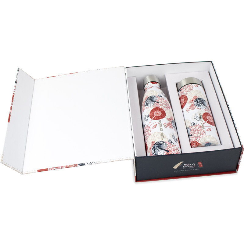 Coffret bouteille & théière - Noël