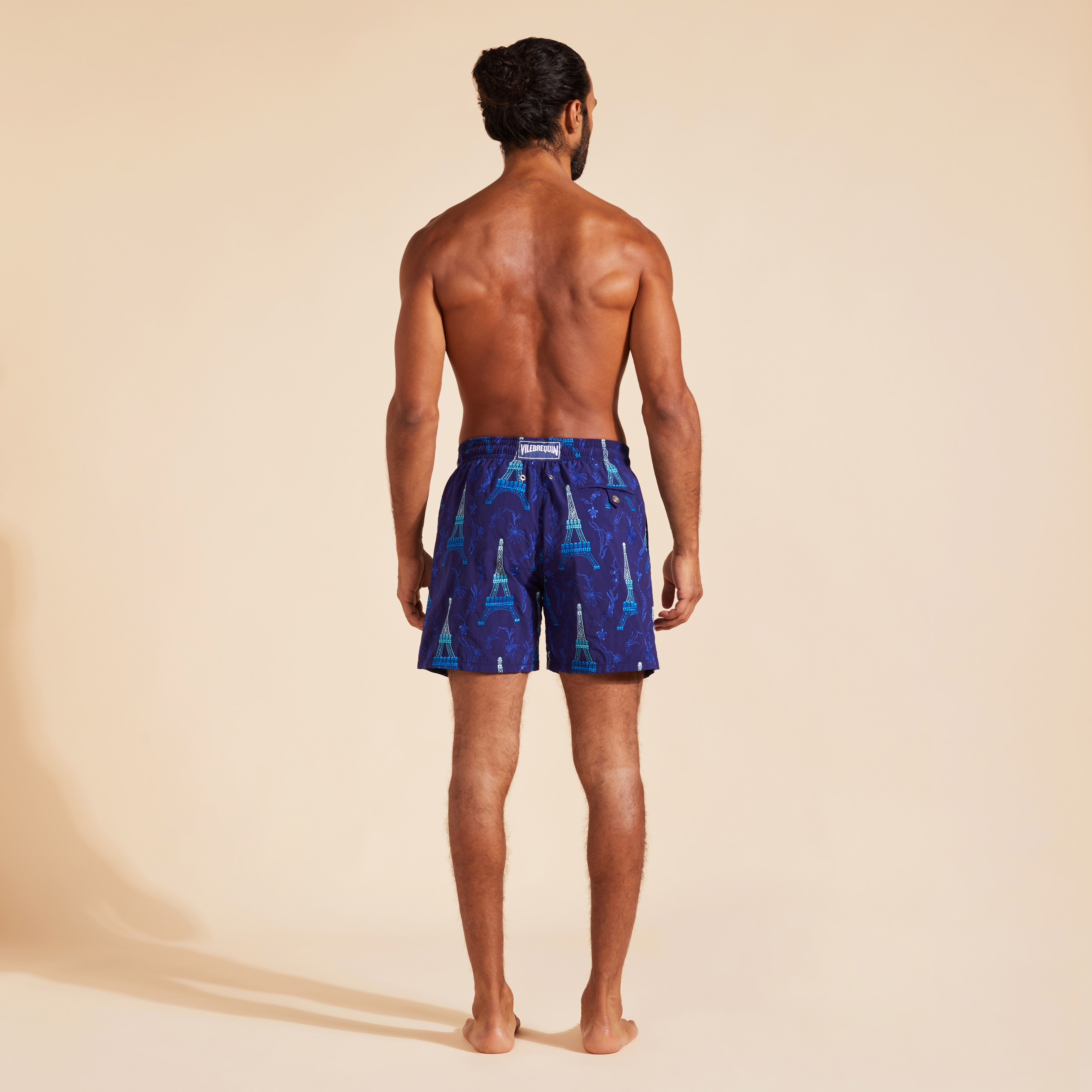 Maillot de Bain Homme Brodé Poulpe Eiffeil | Short de Bain Homme Vilebrequin