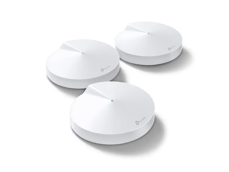 TP-Link DECO M5 - Wi-Fi-system - op til 4500 sq.ft - mesh 1GbE - Wi-Fi 5 - Dual Band (pakke med 3)